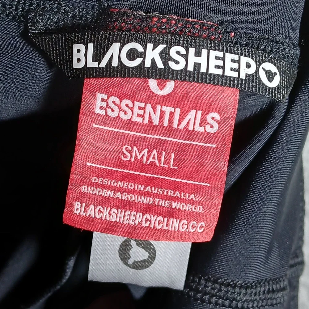 Black Sheep Cycling Shorts Womens Small Black Solid Performance Road